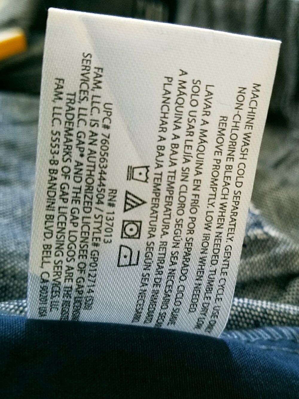 Gap Light Blue Linen Blend Pull-On Pants Medium NWT Seam Detail - Picture 14 of 16